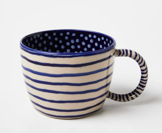 Chino Mug Navy Lines