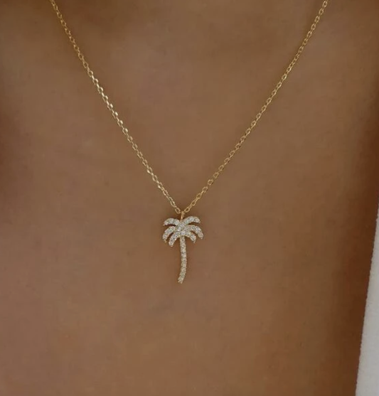 Palm Tree Necklace