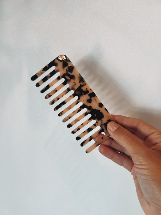 Hair Comb - Tort